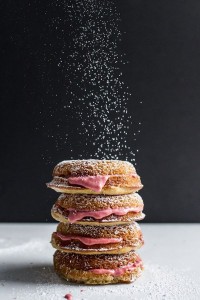 food delicious sugar powdered sandwich